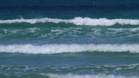 Blue green waves background Stock Footage 975838