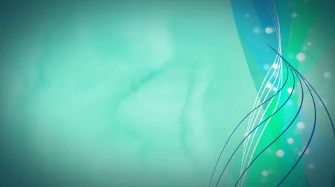 Blue Green Waves Stock Footage 50763317