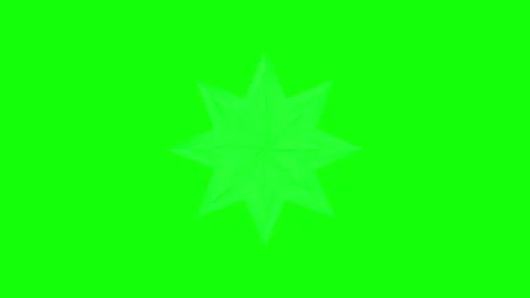 Blue, Green, White Man and Star and Screen Green Screen Stock Footage 339332416