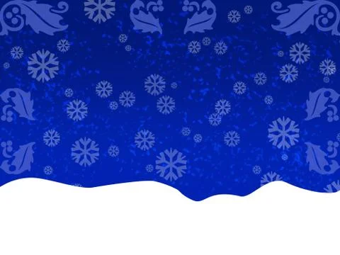 Blue greeting card Stock Illustration