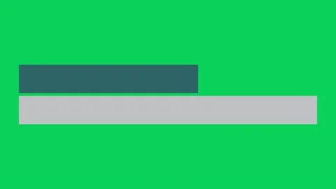 Blue Grey Lower Third Text Box Green Screen Stock Footage 331765337