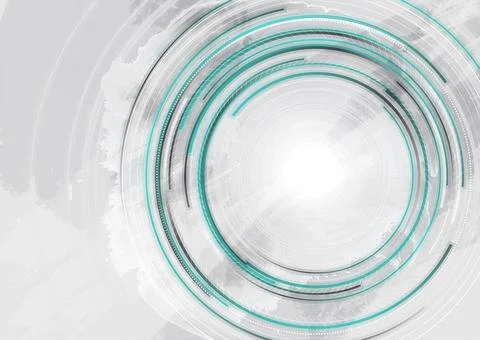 Blue grey technology geometric grunge abstract background Illustrazione stock