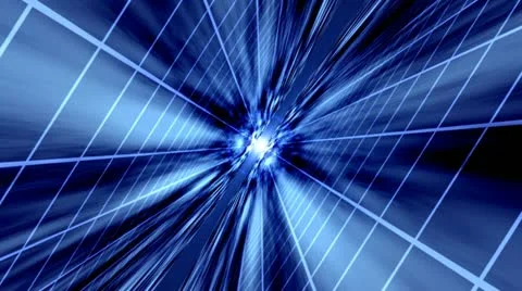 Blue Grid Background Stock Footage 12402579