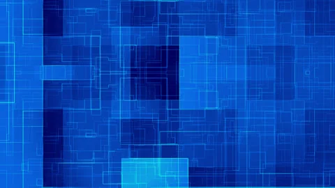 Blue Grid Background Stock Footage 318865218