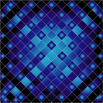 Blue grid background Stock Illustration