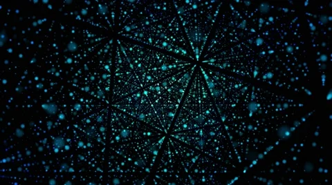 Blue Grid On Black Background Stock Footage 62892117