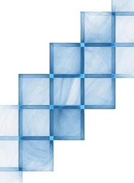 Blue grid Stock Illustration