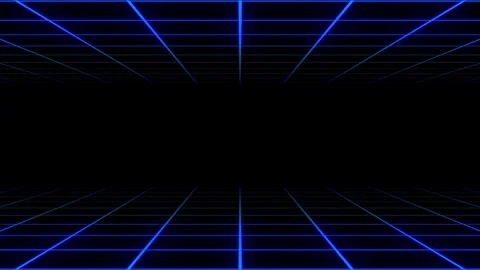 Blue grid. Infinite zoom. Semless Looping 库存影片 263381753