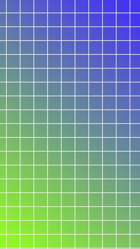 Blue  grid lines square with yellow  on paper motion background. Doodle tile on Stock Footage 313087725