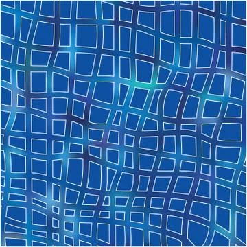 Blue Grid Mosaic Background Creative vector template Stock Illustration
