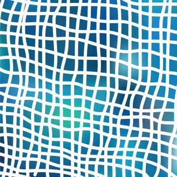 Blue Grid Mosaic Background Creative vector template Stock Illustration