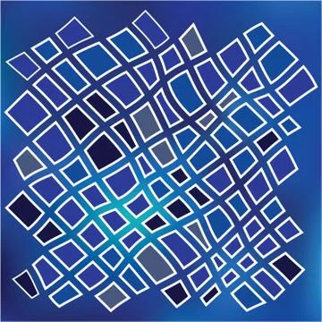 Blue Grid Mosaic Background Creative vector template Stock-Illustration