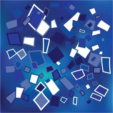 Blue Grid Mosaic Background Creative vector template Stock Illustration