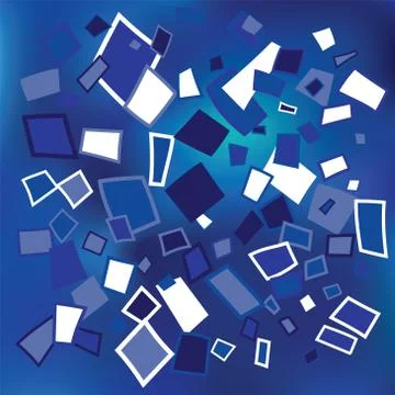 Blue Grid Mosaic Background Creative Vector Template Stock Illustration