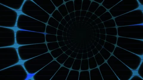 Blue grid network connections pattern. Stock Footage 334659996