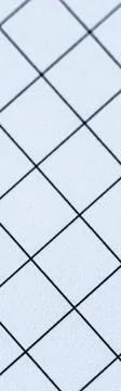 Blue grid paper texture, back to school background Stock Photos
