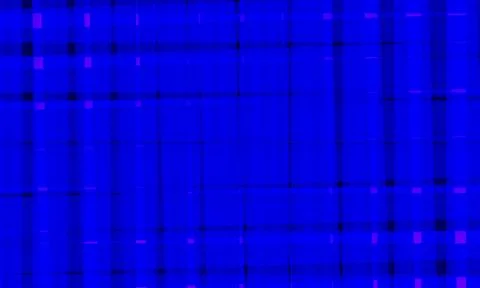 Blue grid pattern abstract background vibrant neon intersections pixelated Illustrazione stock