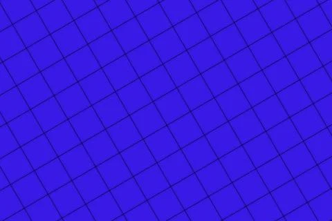 Blue grid pattern background with lines and geometric design 库存插图