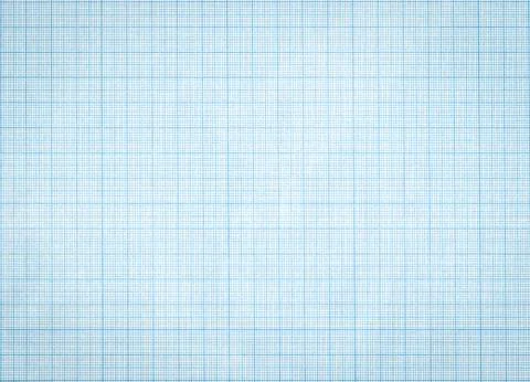 Blue grid scale paper sheet background Stock Photos