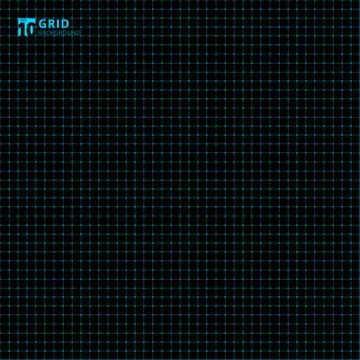 Blue grid seamless on black background. Graph paper square pattern lines. Ilustración de archivo