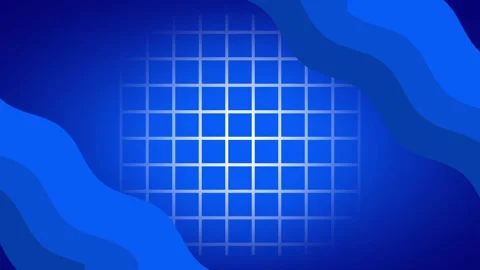 Blue Grid Sphere with Wave Distortion on Abstract Background Stock Footage 335591989