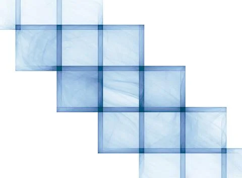 Blue grid on a white background Stock Illustration