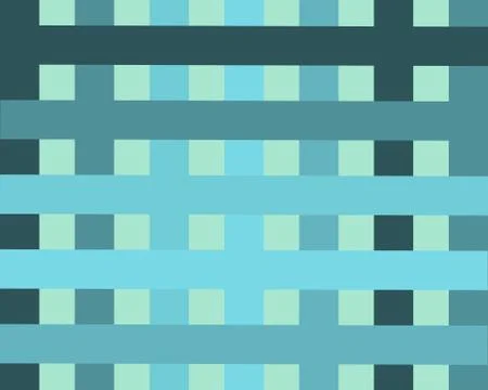 Blue grid on white background. mosaic in geometric style with gradient. Illustrazione stock
