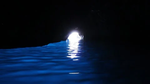 Blue Grotto in Capri Stock Footage 145991403