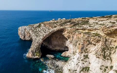 Blue Grotto cavern Stock Photos