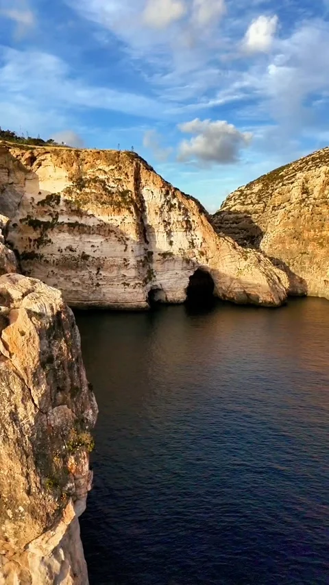 Blue Grotto | Malta Stock Footage 256472237