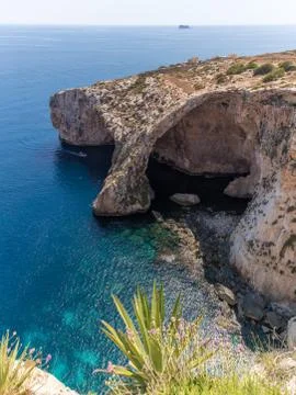 Blue grotto malta Stock Photos
