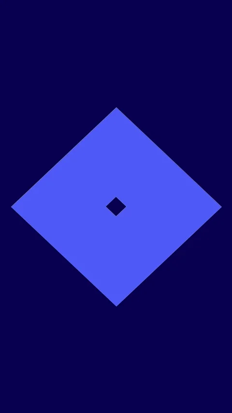 Blue growing square background animation lines motion graphic vertical Stock Footage 313087190