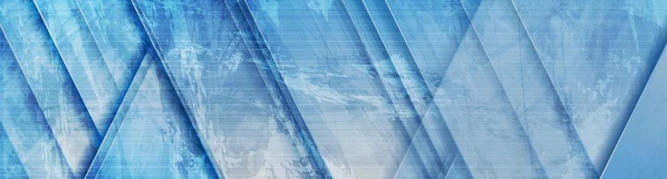Blue grunge abstract tech vector background Stock Illustration