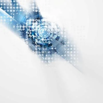 Blue grunge hi-tech vector background Blue grunge hi-tech abstract backgro... 写真素材