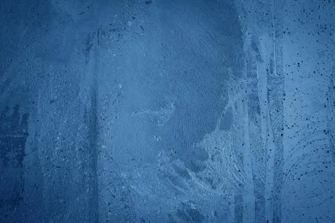 Blue grunge plaster texture background with rough strokes Stock Photos