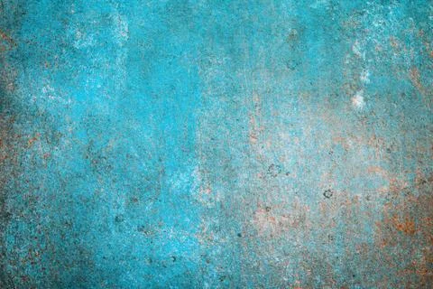 Blue Grunge Rough Rusty Surface Background. Abstract Texture Suitable for Stock Photos