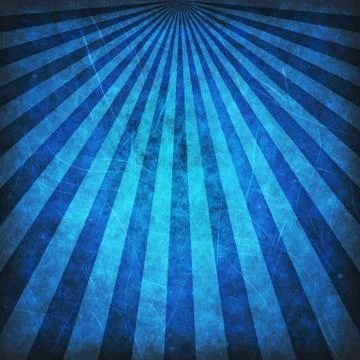 Blue grunge sunbeams background or texture Stock Illustration