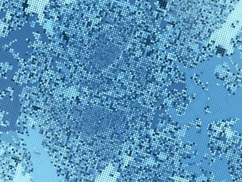 Blue grunge texture. Abstract halftone background. Vector pattern. Illustrazione stock