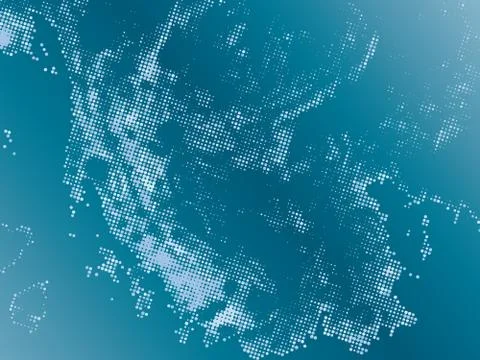 Blue grunge texture. Abstract halftone background. Vector pattern. Sea pattern. Stock Illustration