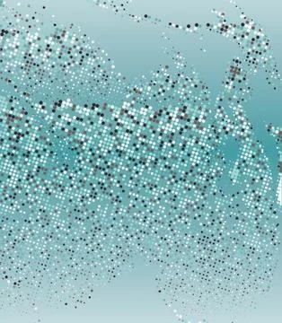 Blue grunge texture. Abstract halftone background. Vector pattern. Sea pattern. Stock Illustration