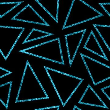 Blue grunge triangle lines. Stock Illustration