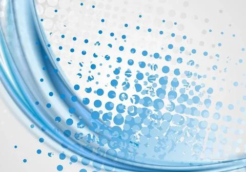 Blue grunge waves vector background Blue grunge waves abstract background.... 写真素材