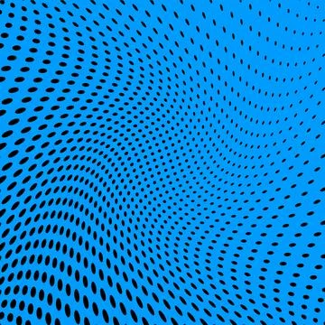 Blue Halftone Abstract Background Stock Illustration