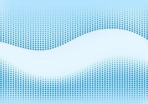 Blue halftone background. Stock Illustration