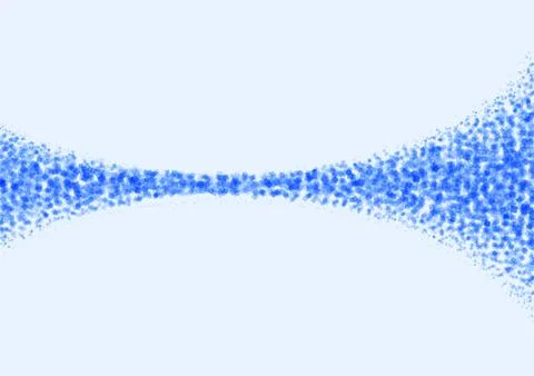 Blue halftone background. Stock Illustration