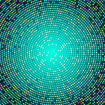 Blue halftone background vector. red circle of halftone. 10 eps 스톡 일러스트