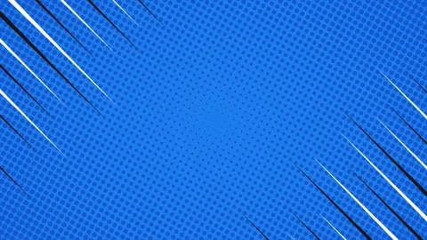 Blue halftone comic background animation with sharp and fast lines Stock-Footage 335216556