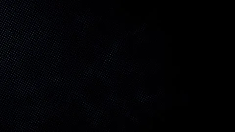 Blue halftone dot pattern on black, abstract technology loop with subtle de.. Stock Footage 340812525