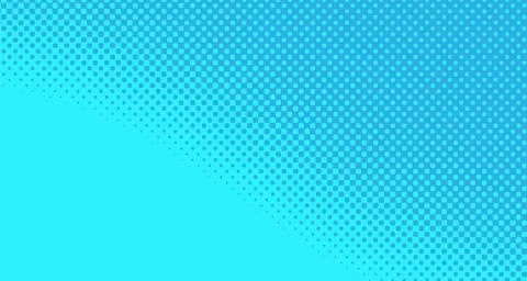 Blue halftone pop art background abstract vector comics style blank layout te Stock Illustration