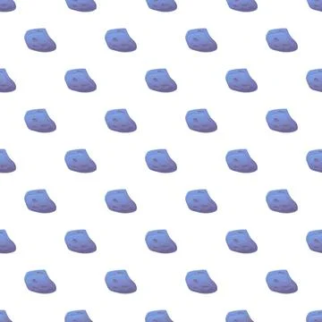 Blue hand drawn asteroid seamless repeat pattern 스톡 일러스트